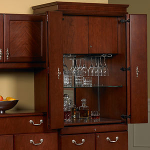 commercial bar cabinet / contemporary / wooden / modular