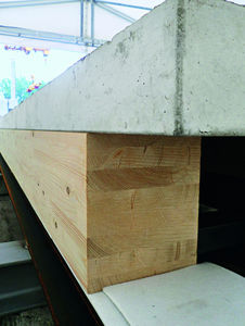 prefab flooring / combi / concrete / wooden