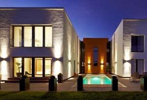 prefab house / contemporary / energy-efficient / two-story