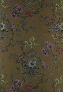 Oriental wallpaper / chinoiserie / color