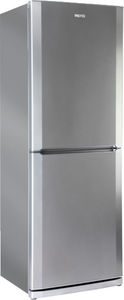 upright refrigerator-freezer / stainless steel / bottom freezer