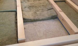 acoustic insulation / rigid panel / wood wool / for floors