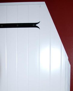 swing shutters / aluminum / extruded polystyrene / window