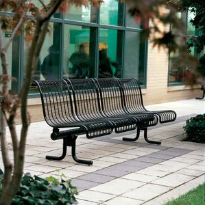 metal beam chairs / 4-seater / 2-person / outdoor