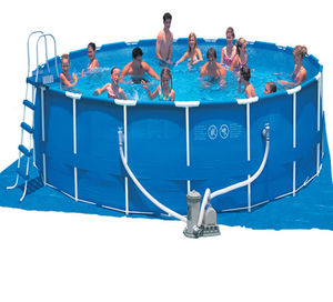 above ground swimming pool all architecture and design easy set swimming pools 300x272 above ground metal frame swimming pools 11028 2061549 Easy Set Swimming Pools