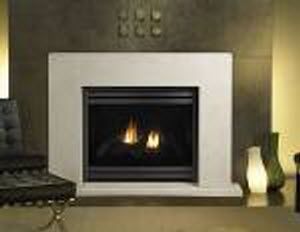 contemporary fireplace mantel / stone - luna - heat & glo contemporary fireplace mantel / stone - luna - heat & glo