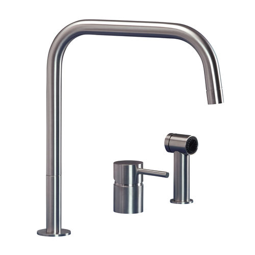 2 hole kitchen single handle mixer tap F2 SQ SP MGS Progetti