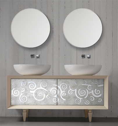 Mobili per bagno moderni economici: arredo bagno mondo convenienza ... Composizione bagno doppio lavandino