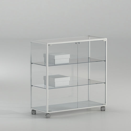 Contemporary Display Case Bp Italvetrine Freestanding