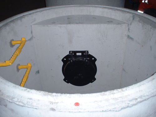 Precast Concrete Manhole Non Return Flap Valve Chambers Cpm Group Ltd