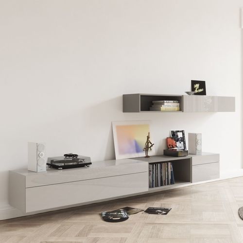 Contemporary Living Room Wall Unit Case Kettnaker Gmbh Co Kg