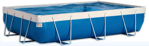 above-ground metal frame swimming pool BABY LAGHETTO