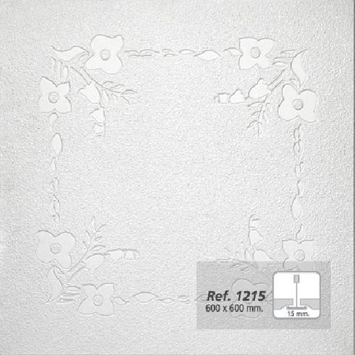 acoustic suspended ceiling tile in plaster REF. 0015 Prefaes