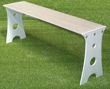 aluminium contemporary public bench ALUSCALAE