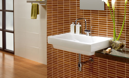 bathroom ceramic wall tile: wood look BIRMANIA GRESPANIA CERAMICA