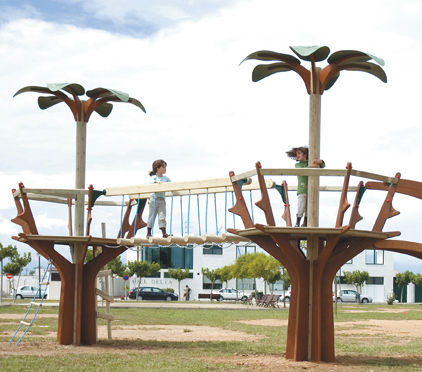 bridge for playground FOREST Parques Infantiles Isaba