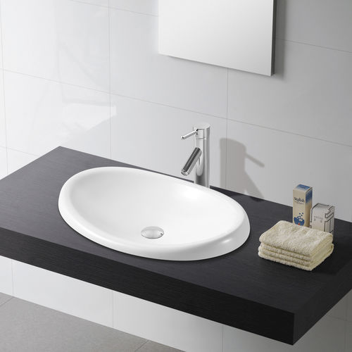 built-in porcelain washbasin ELLIPSE The Bath Collection
