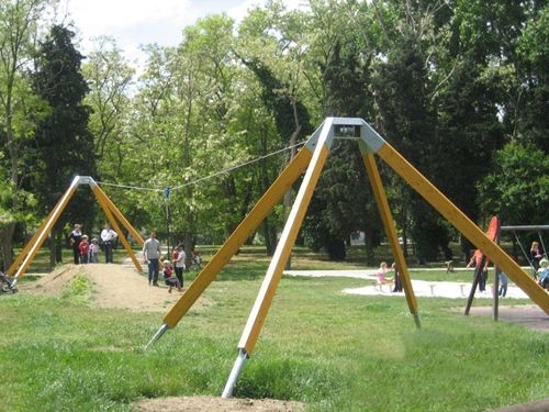 cable car for playground TELEFERICA ICARO TLF