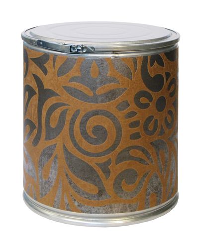 cardboard design stool TT M&Eacute;TAL BRUT BAROQUE Pacific Art Design
