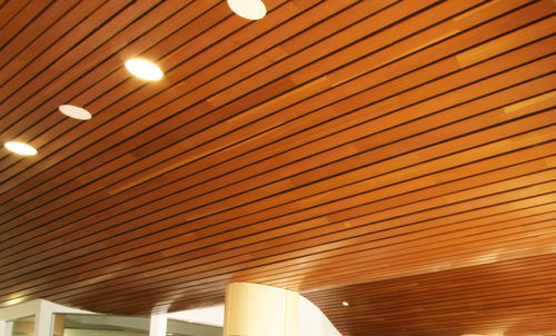 cerified wooden suspended ceiling (FSC-certified) LINEAR Rulon company