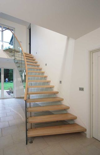 circular floating staircase KIPPINGTON ROAD SS 667 SPIRAL Stairs