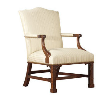 classic style armchair COLONIAL WILLIAMSBURG : PHILADELPHIA STICKLEY