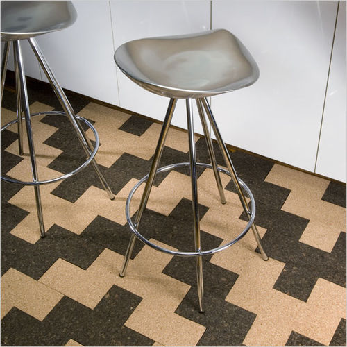 colored natural cork flooring MODUTILE by Jaime Salm and Hannah Berkin-Harper MIO