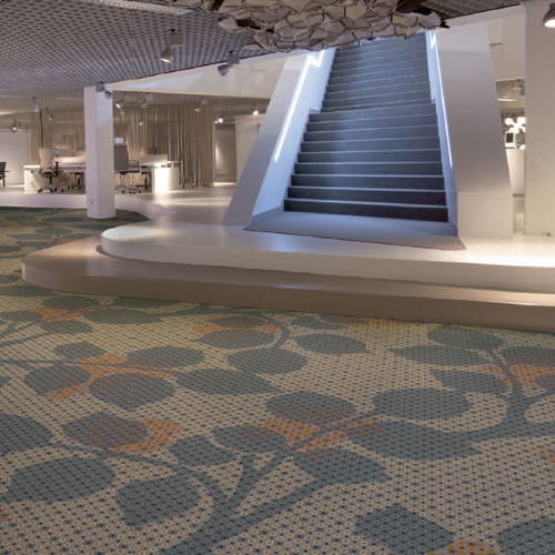 commercial cut pile tufted synthetic carpet FLOORFASHION : BUNAD by Muurbloem ege carpets