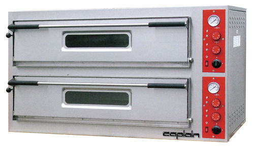 commercial electric 2 chamber pizza oven FPx02PE caplain machines