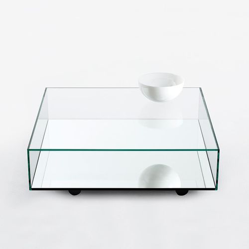 contemporary coffee table with casters REFLECT BENSEN