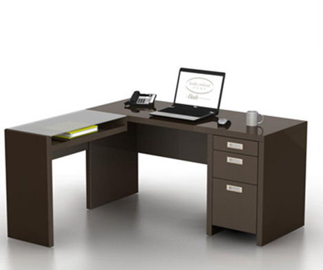 contemporary corner office desk NEW YORK SKYLINE BUSH INDUSTRIES