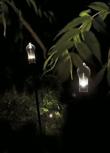 contemporary garden lamp post ALVALINE: LUCCIOLA by Mario Nanni Viabizzuno