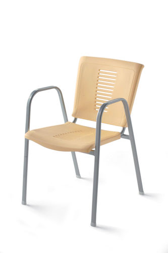 contemporary garden stacking chair with armrests 223 STAR srl
