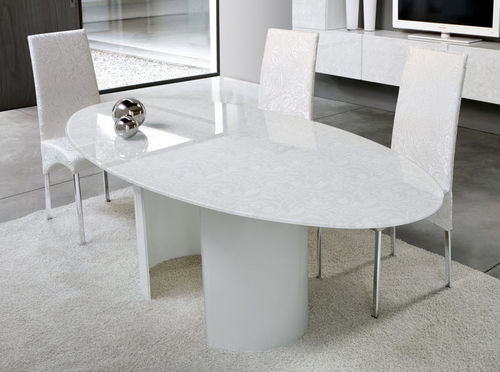 contemporary glass dining table BEA unico italia