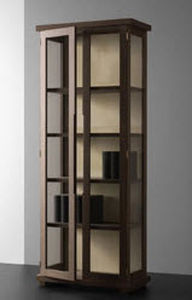 contemporary glass front bookcase ARSENE PHILIPPE HUREL