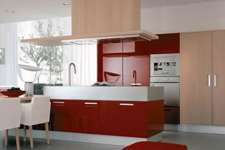 contemporary high gloss lacquered kitchen CREDENZA TONCELLI
