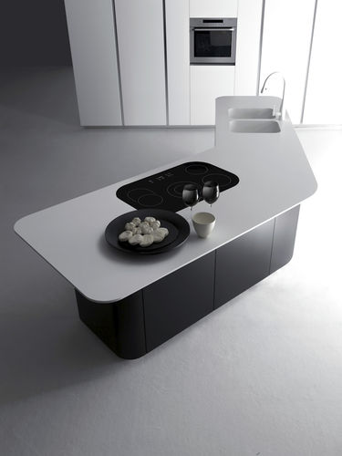 contemporary kitchen island SINUOSA by Giancarlo Vegni EFFETI INDUSTRIE