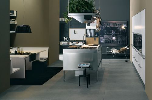 contemporary laminate kitchen ARTUSI: COMPOSITION 2 by Antonio Citterio Arclinea