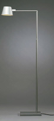 contemporary metal floor lamp TUBA by Torbj&ouml;rn Eliasson BLOND
