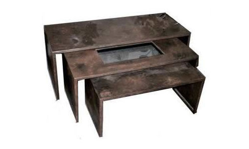 contemporary nesting table LAZZARO Costantini Design