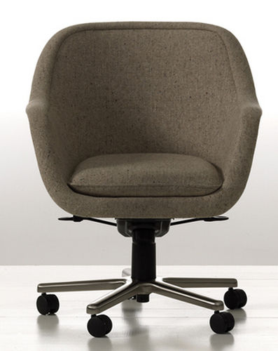 contemporary office armchair BUMPER by Ward Bennett Geiger
