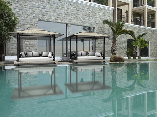 contemporary outdoor canopy bed DOUBLE SUN BED FARE OUTDOOR