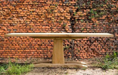 contemporary sideboard table in solid wood MONOLITH by Livine ST-PAUL HOME