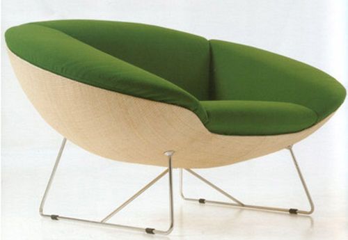 contemporary sled base armchair ZEP GASPARUCCI