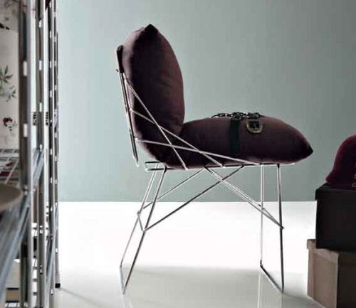 contemporary sled base chair SOF SOF by Enzo Mari Robots