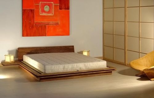 contemporary solid wood double bed TOKI Cinius
