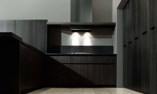 contemporary solid wood / stainless steel kitchen +03/B MVK ITALIA