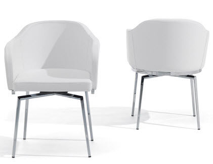 contemporary swivel chair SAMANTHA cattelan italia
