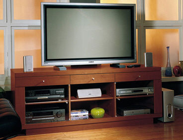 contemporary TV cabinet RIVERWOOD BUSH INDUSTRIES