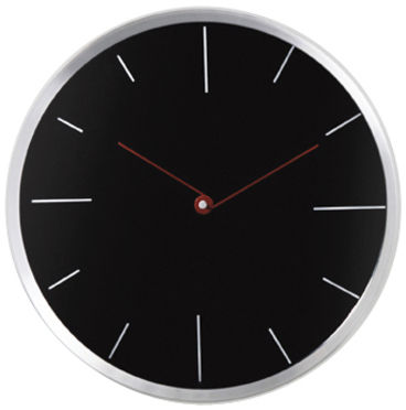 contemporary wall clock RED DIAL KARE Design